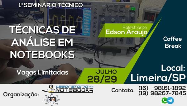 Primeiro Seminario Presencial Laboratorio dos Notebooks.